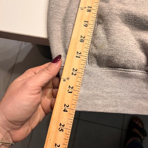 NYPD Heather Gray Graphic Print Long Sleeves Sweatshirt Hoodie Size Small - Picture 7 of 8